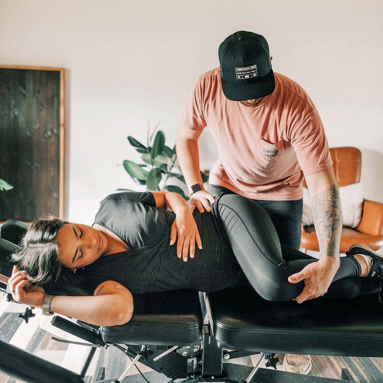 Pregnancy chiropractic adjustment at Psalm 30:2